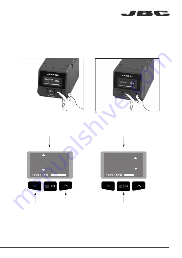 jbc WS-A Instruction Manual Download Page 9