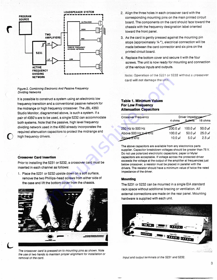 JBL 5231 Technical Manual Download Page 5