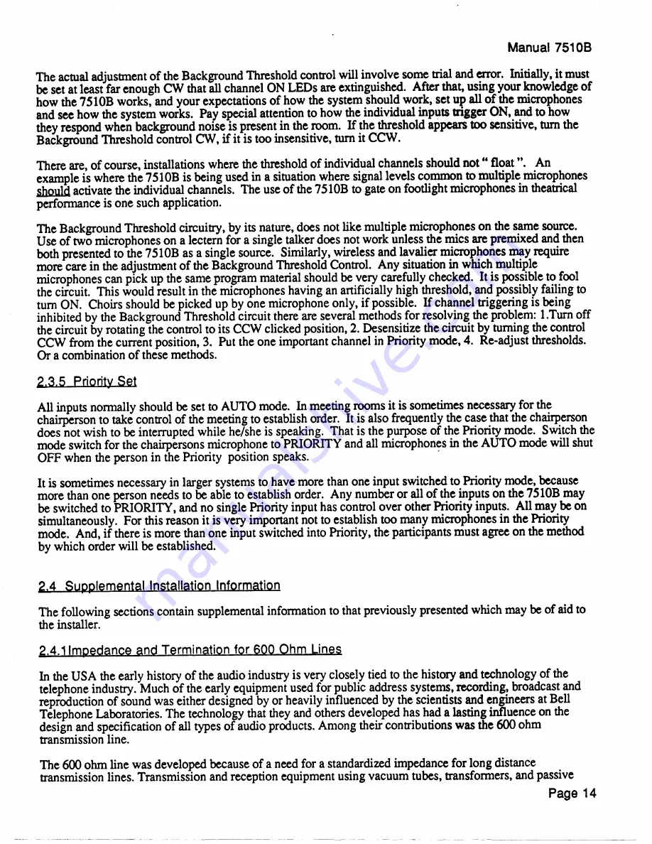 JBL 7510B User Manual Download Page 15