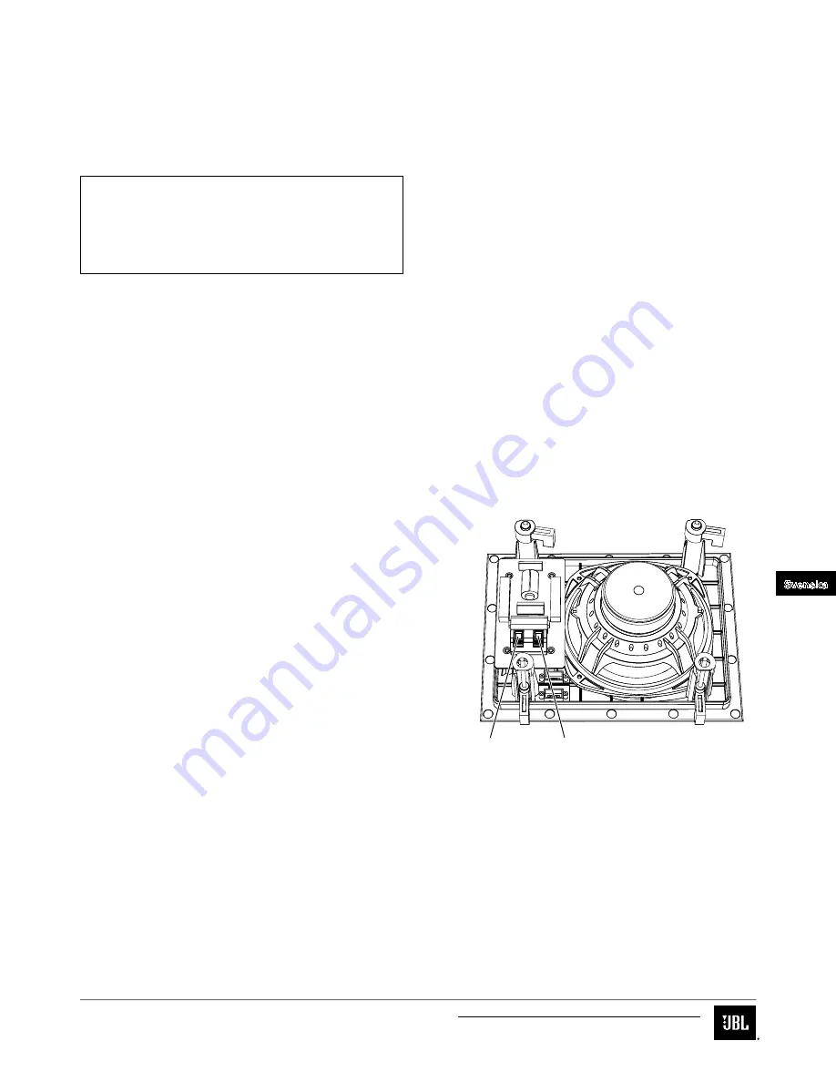 JBL ARENA 6IW Instruction Manual Download Page 64