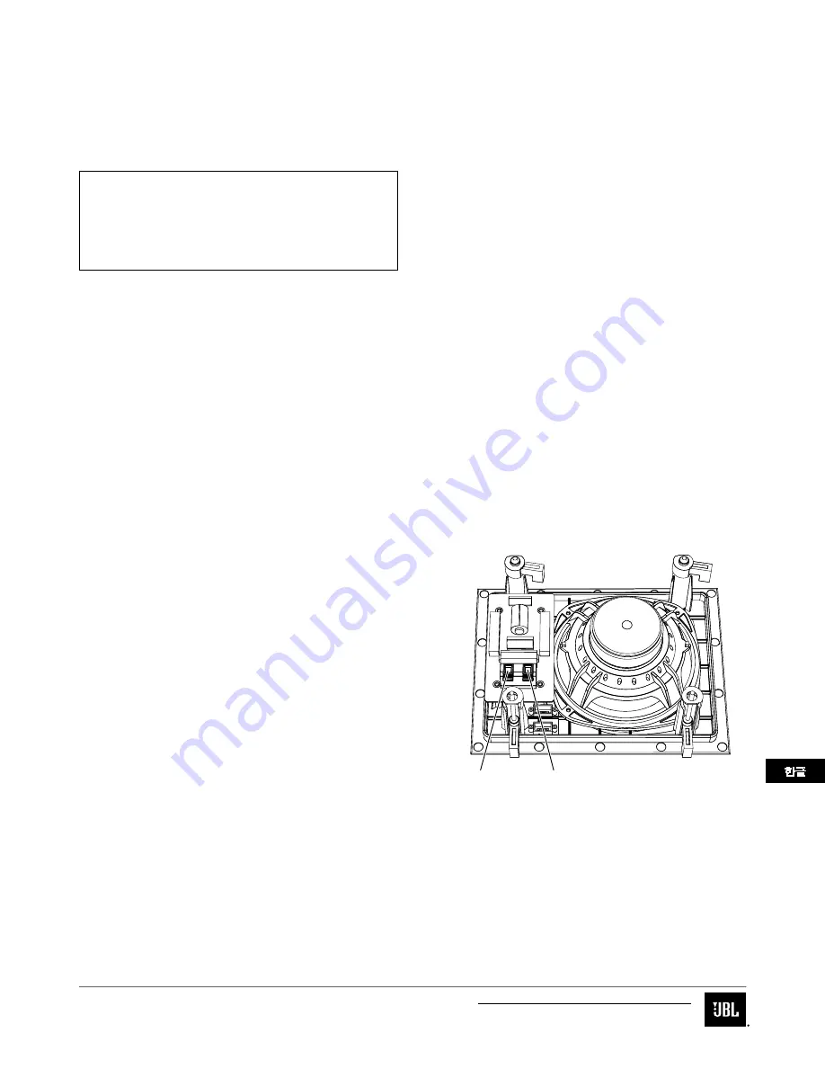 JBL ARENA 6IW Instruction Manual Download Page 88