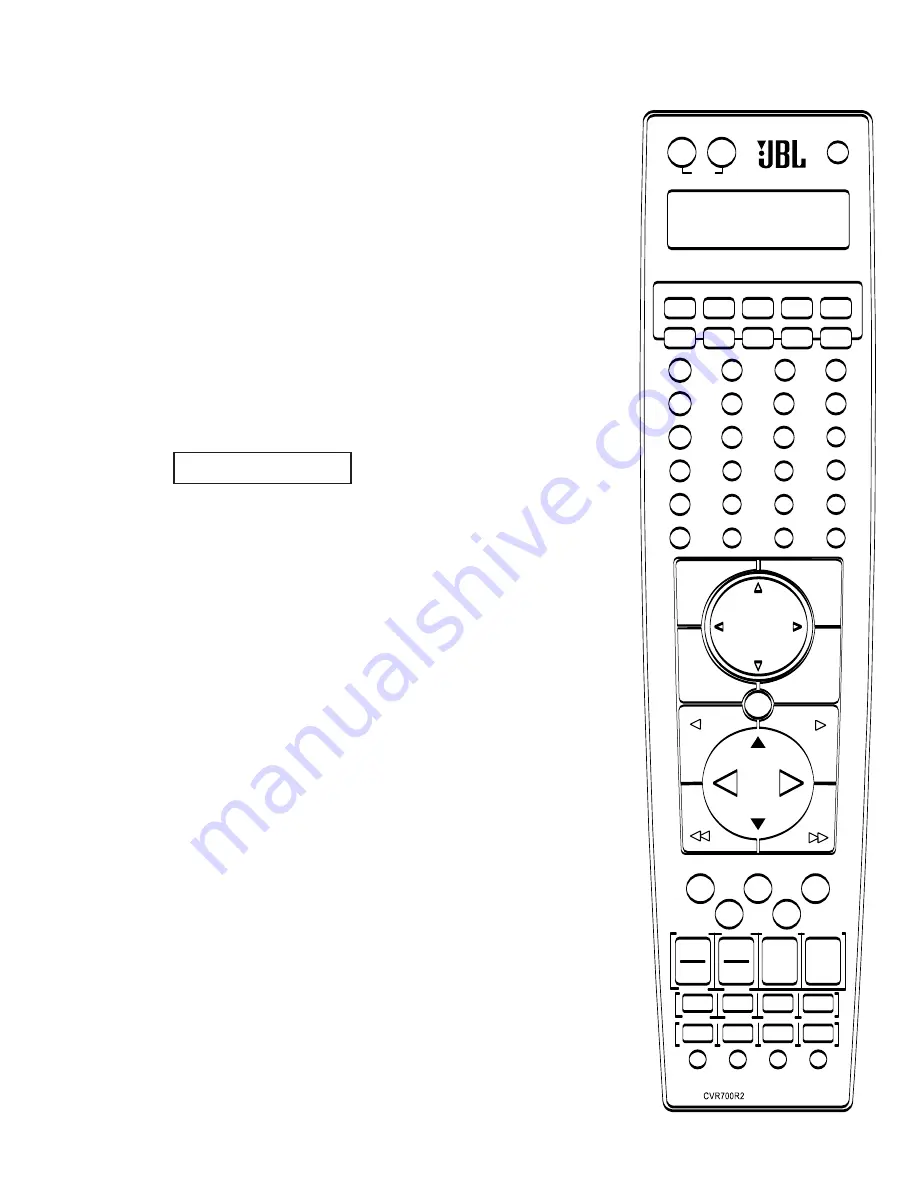 JBL CINEMA VISION CVR700 Owner'S Manual Download Page 88