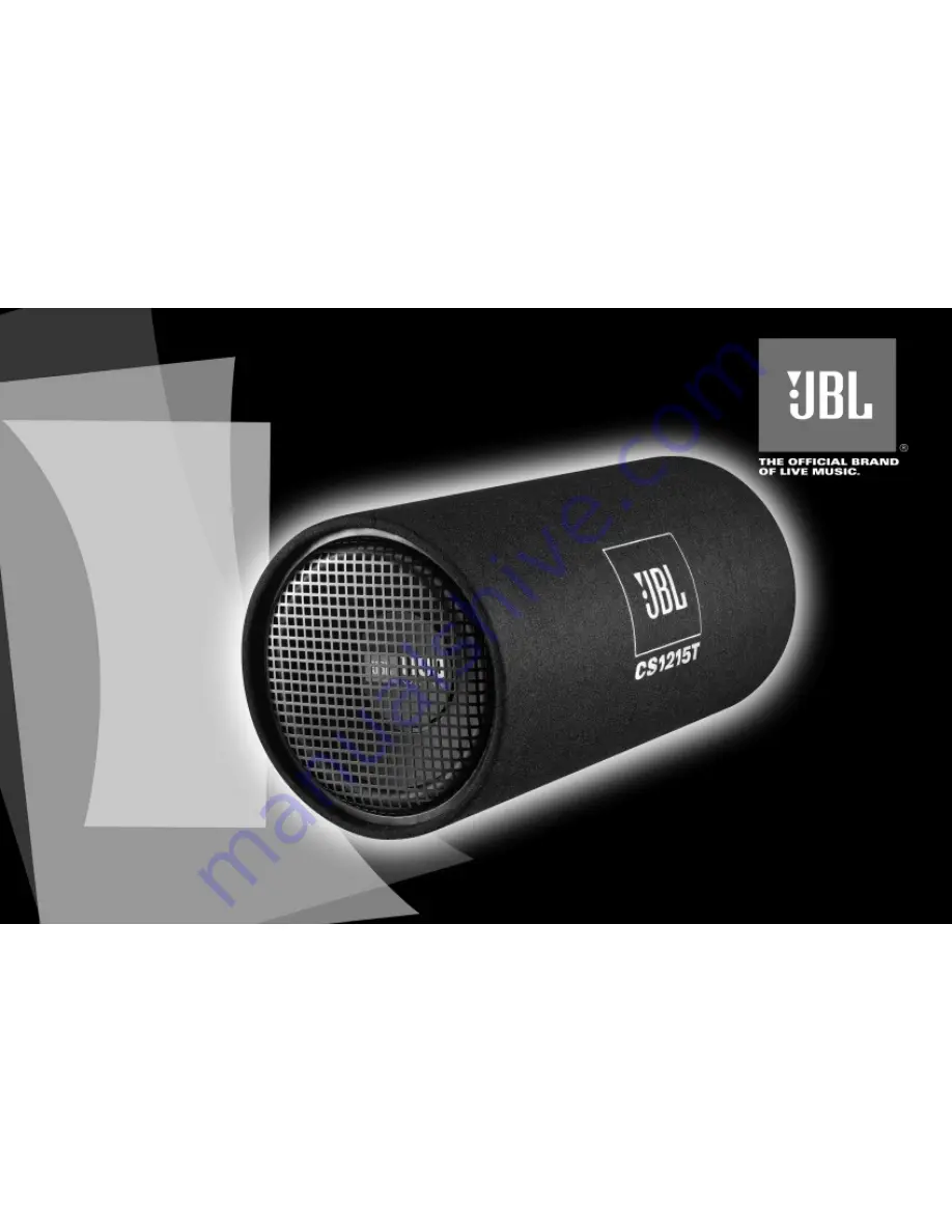 JBL CS1215T Скачать руководство пользователя страница 1