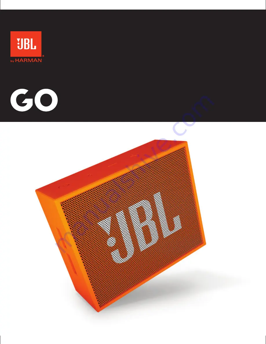 JBL GO Скачать руководство пользователя страница 1