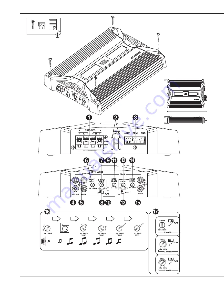 JBL GT5-1204BP Owner'S Manual Download Page 6