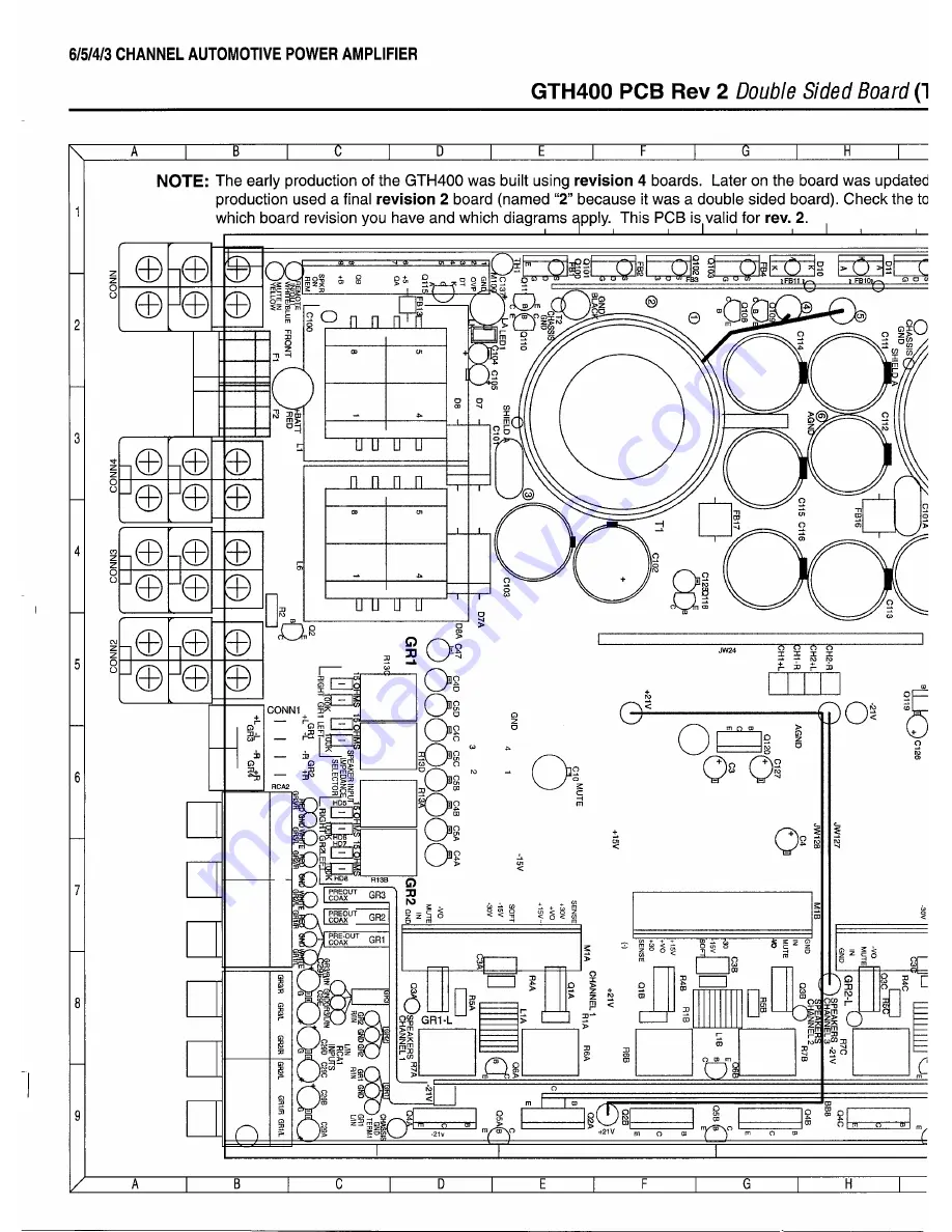 JBL GTH400 Technical Manual Download Page 11