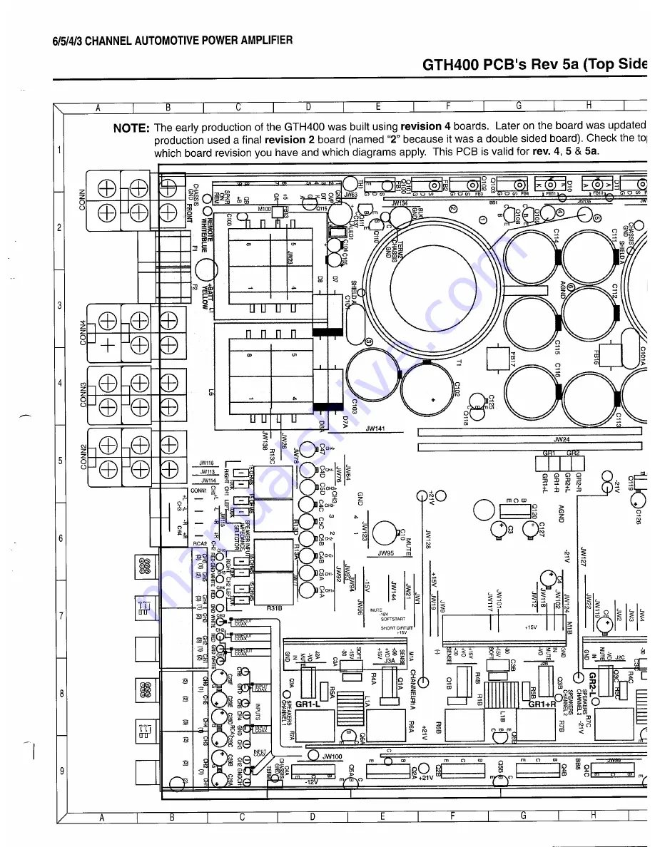 JBL GTH400 Technical Manual Download Page 15