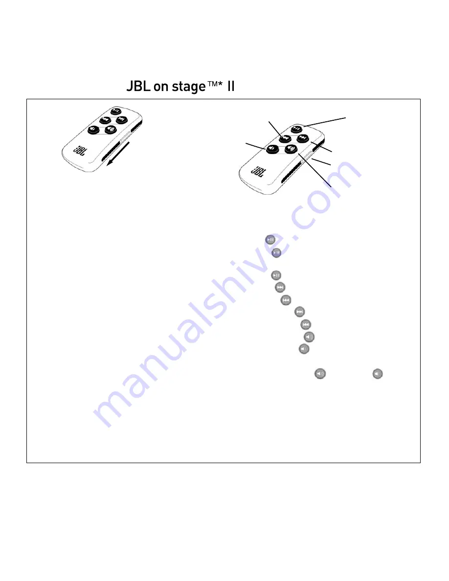 JBL on stage II Owner'S Manual Download Page 13