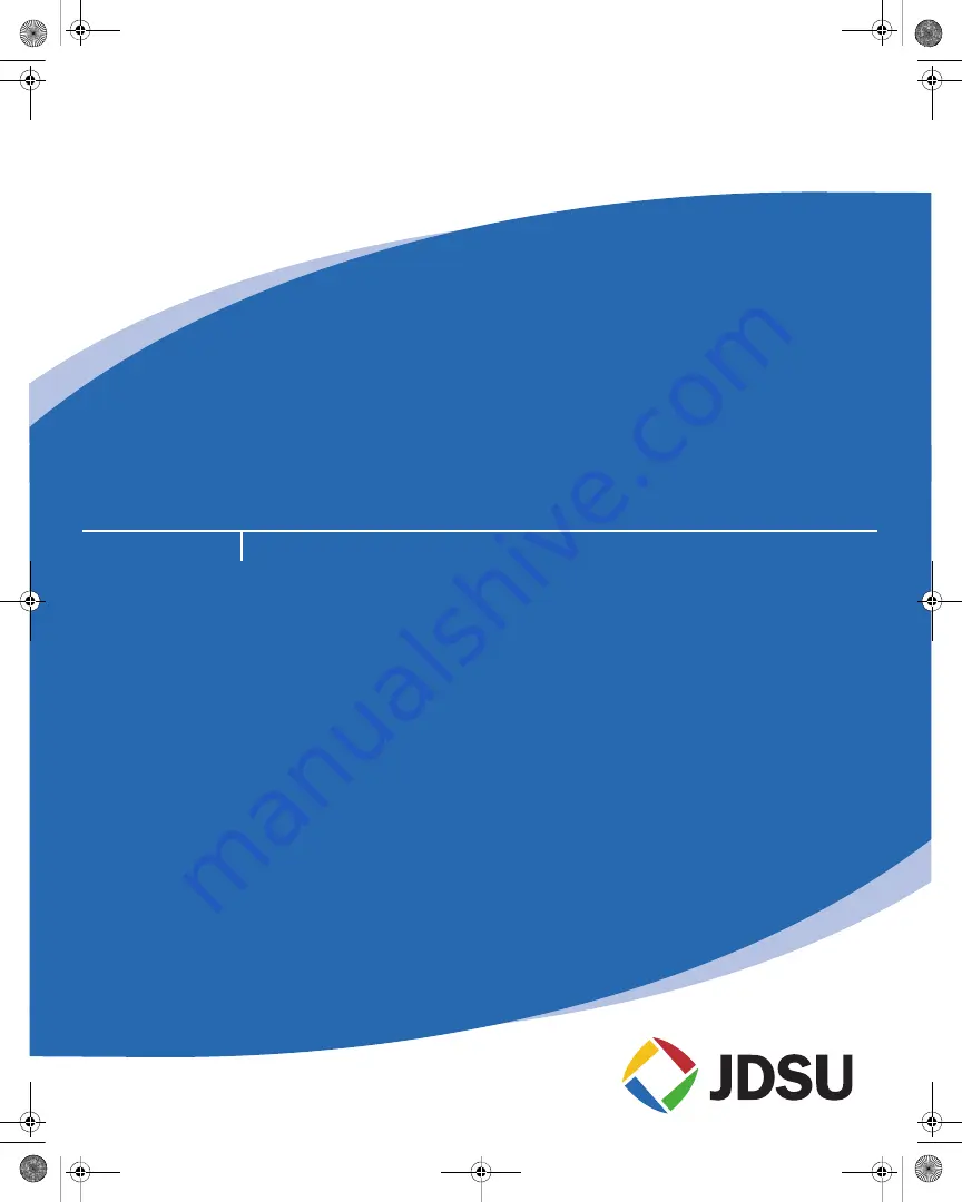 JDS Uniphase DSAM-1500 User Manual Download Page 1