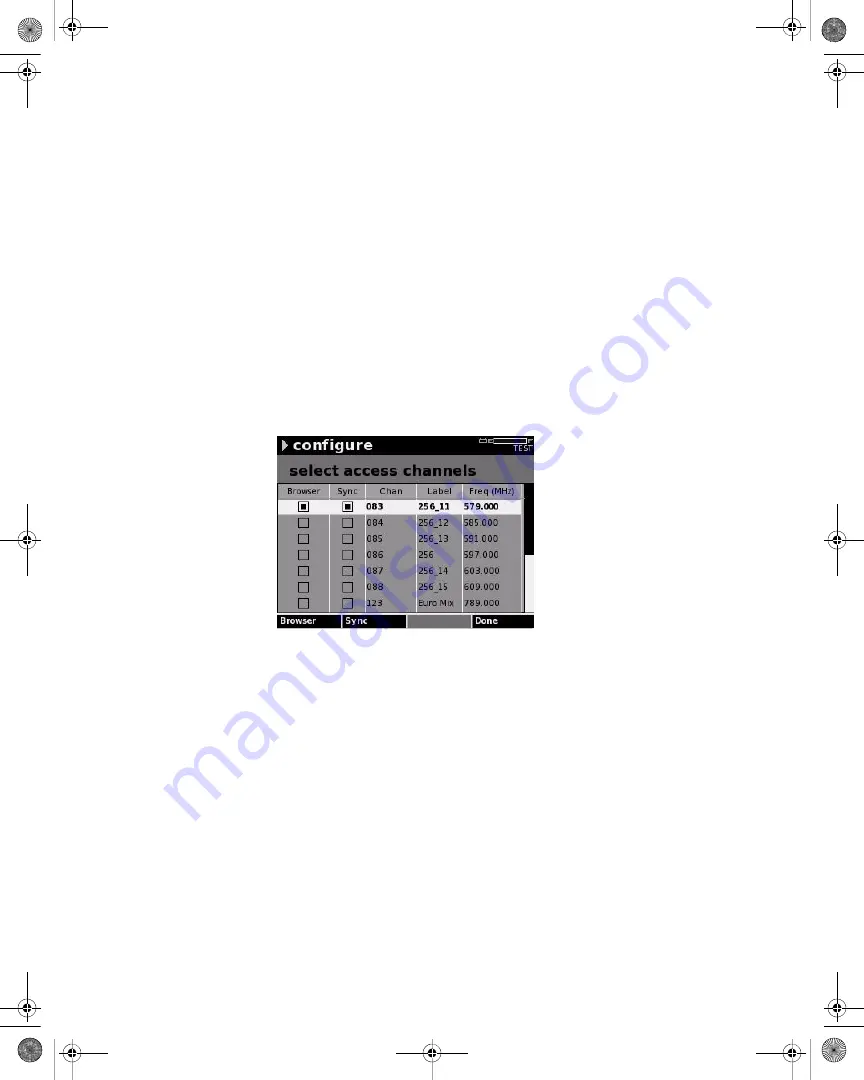 JDS Uniphase DSAM-1500 User Manual Download Page 126