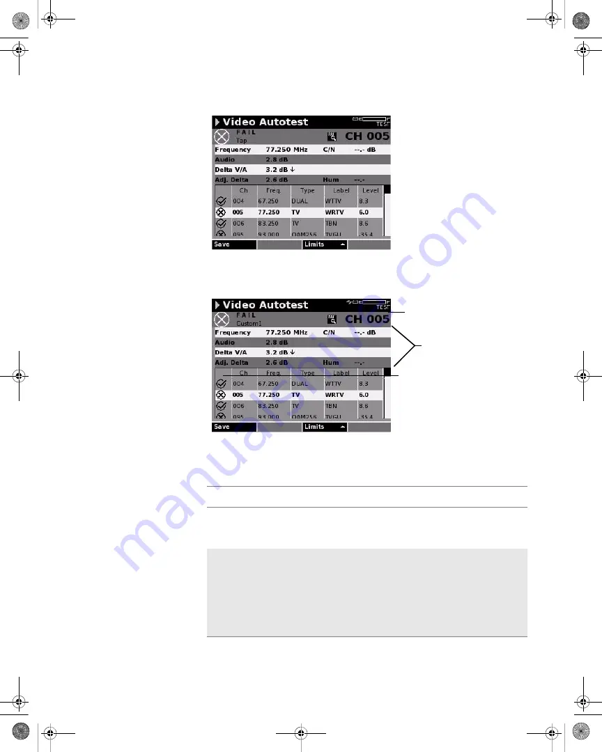 JDS Uniphase DSAM-1500 User Manual Download Page 165