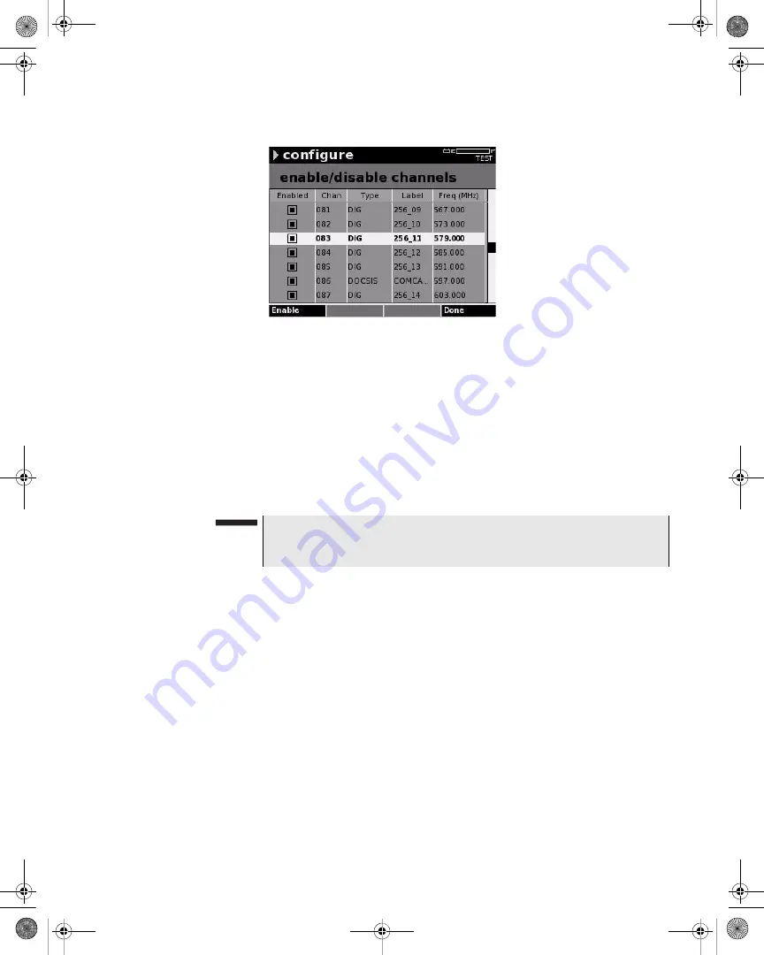 JDS Uniphase DSAM-1500 User Manual Download Page 207