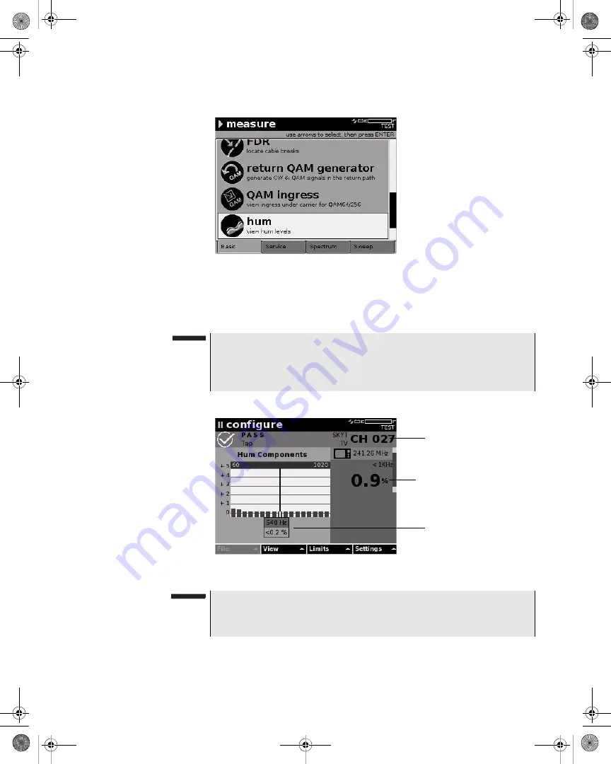 JDS Uniphase DSAM-1500 User Manual Download Page 231