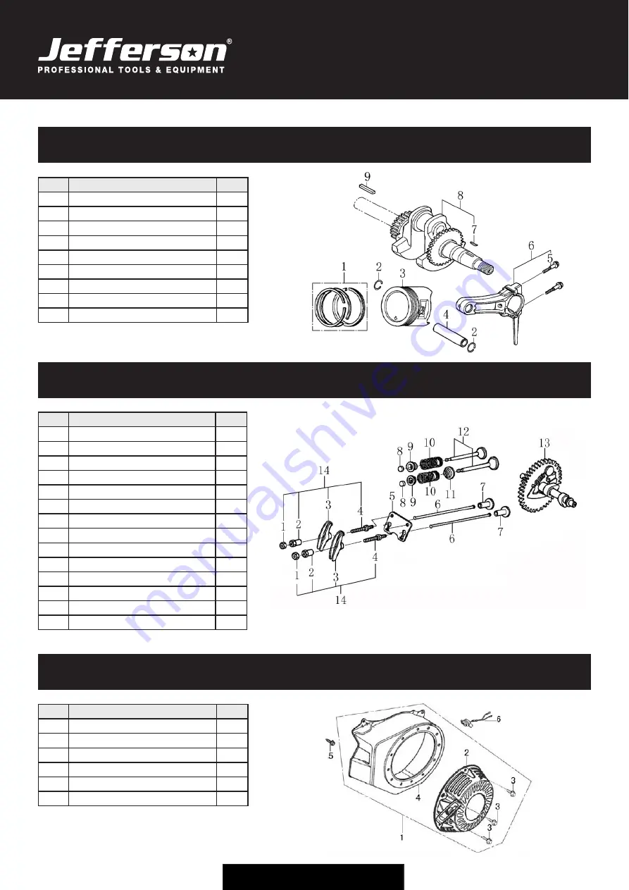 Jefferson Professional Tools & Equipment 6.5HP Скачать руководство пользователя страница 24