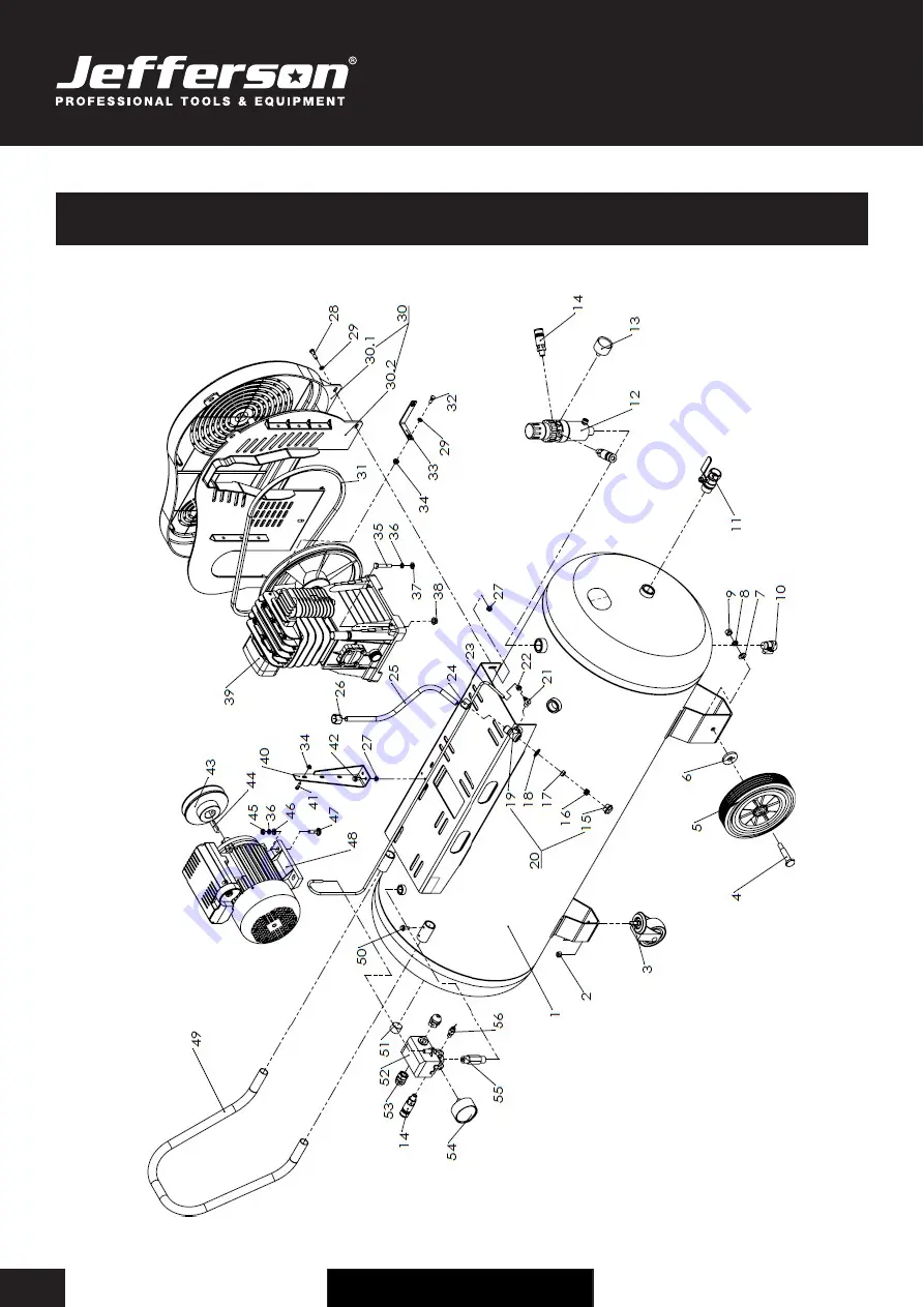 Jefferson Professional Tools & Equipment JEFC150L10B-230 Скачать руководство пользователя страница 16