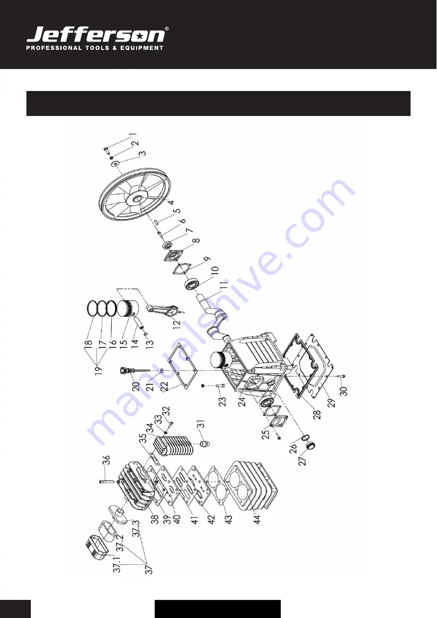 Jefferson Professional Tools & Equipment JEFC150L10B-230 Скачать руководство пользователя страница 18