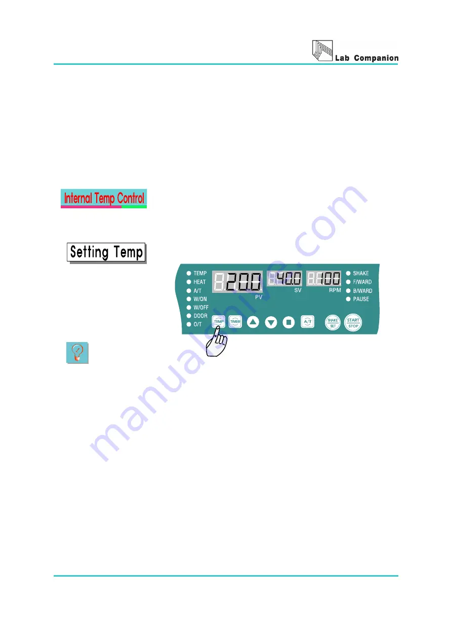 Jeio tech Lab companion SI-300 Operating Instruction Download Page 20