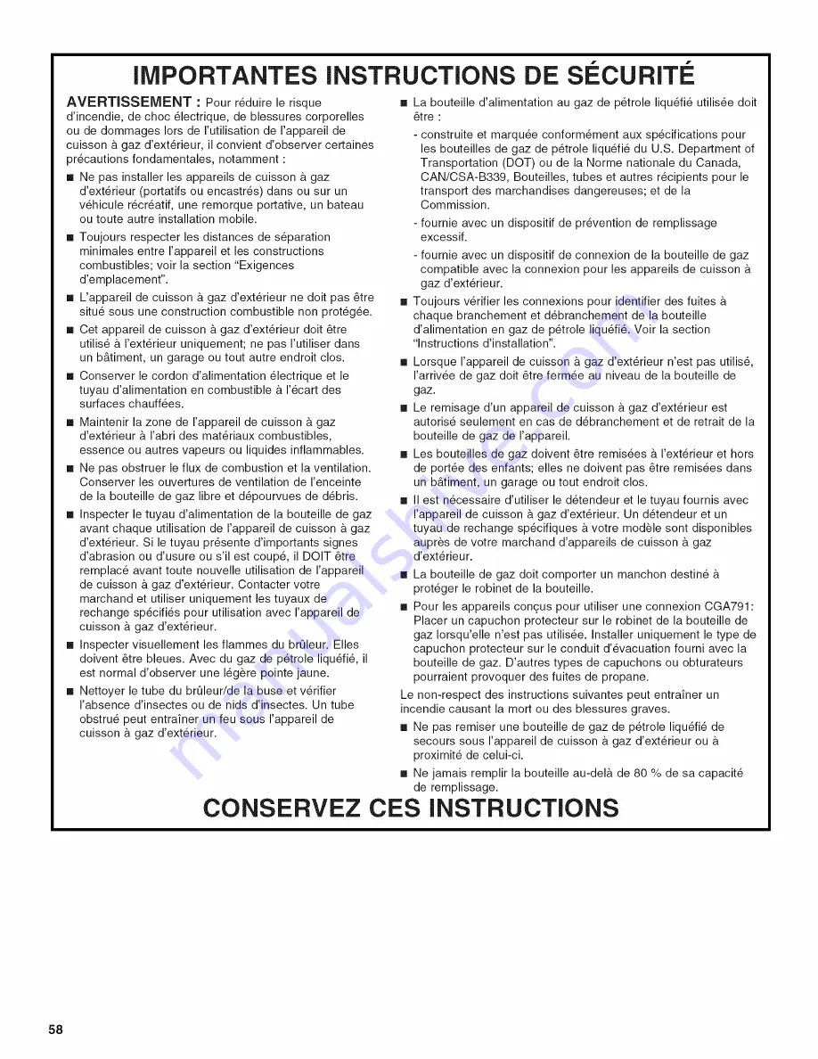 Jenn-Air 740-0711 Use & Care Manual Download Page 58