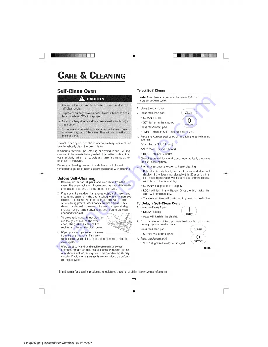 Jenn-Air 8113P399-60 Use & Care Manual Download Page 24