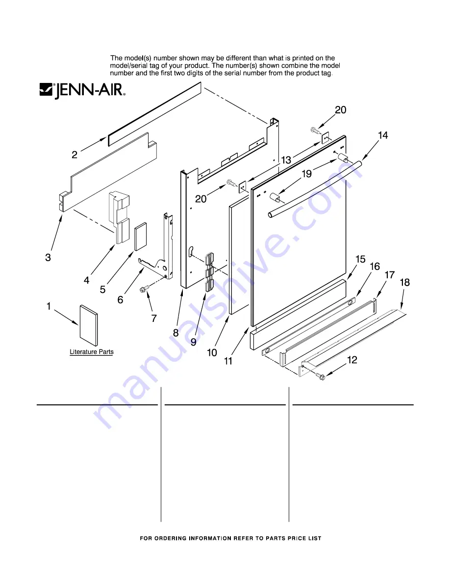 Jenn-Air JDB1255AWB10 Скачать руководство пользователя страница 1