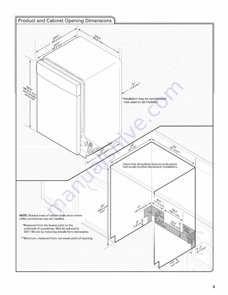 Jenn-Air JDB3200AWB5 Installation Instructions Manual Download Page 5