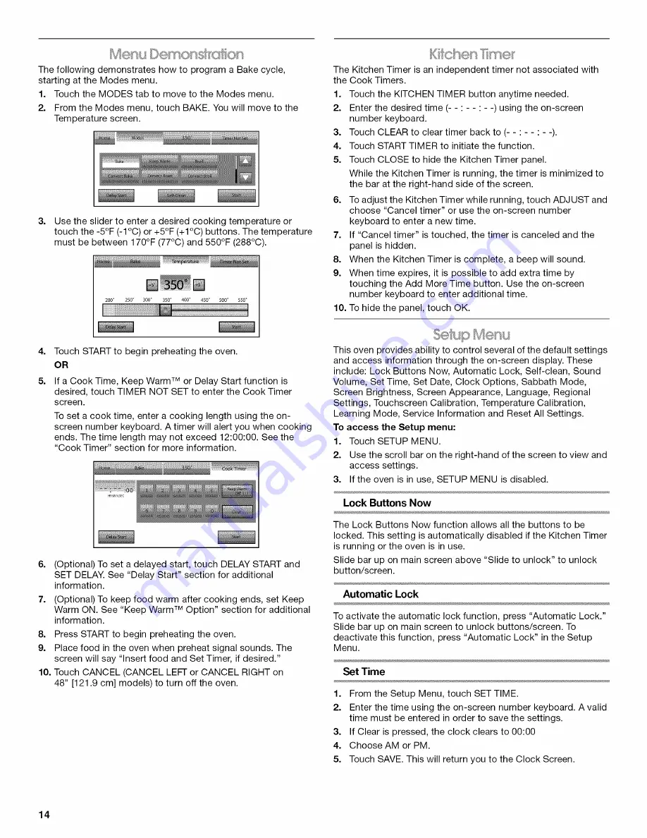 Jenn-Air JDRP430WP01 Use & Care Manual Download Page 14