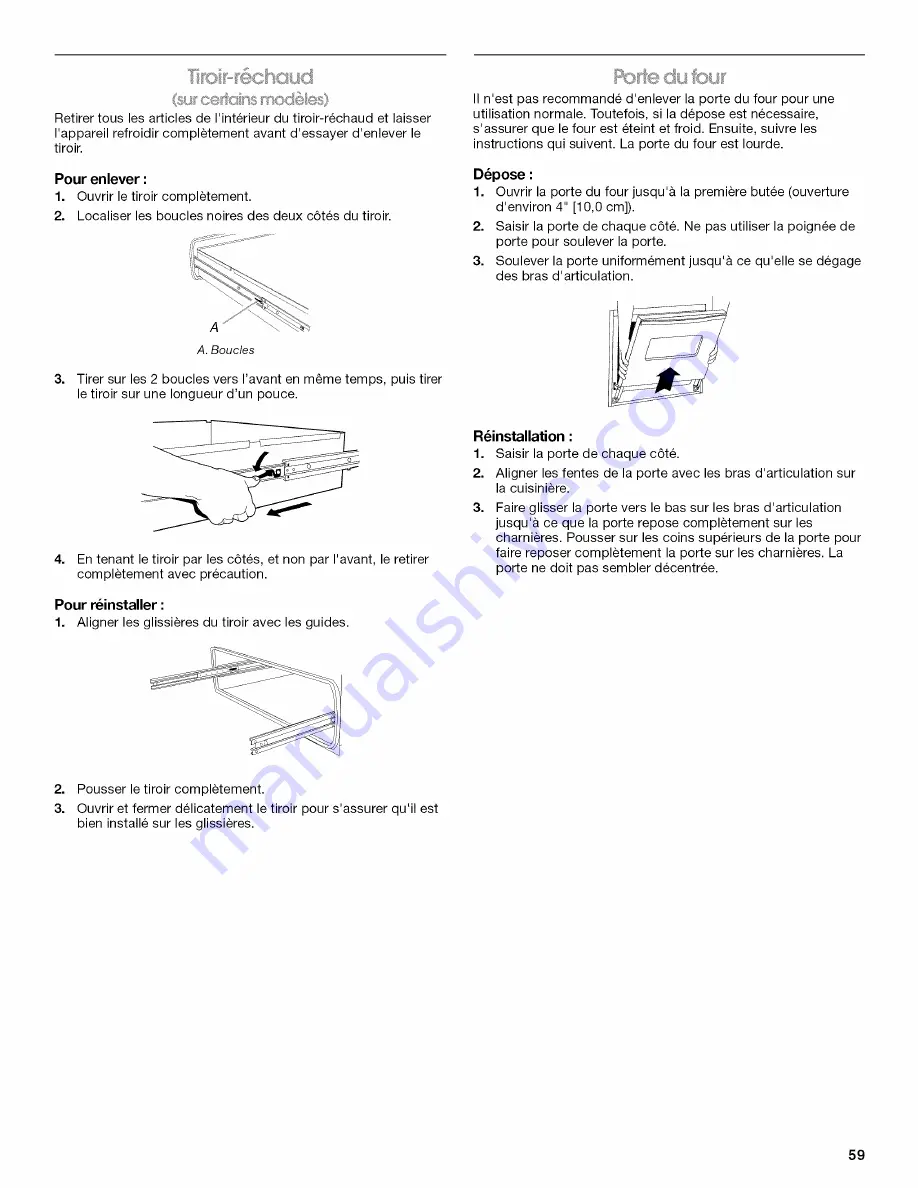 Jenn-Air JDS8850 Use & Care Manual Download Page 59