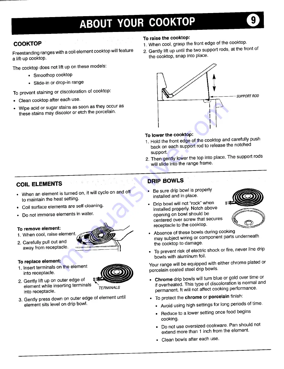 Jenn-Air JER8500AAA Use And Care Manual Download Page 9