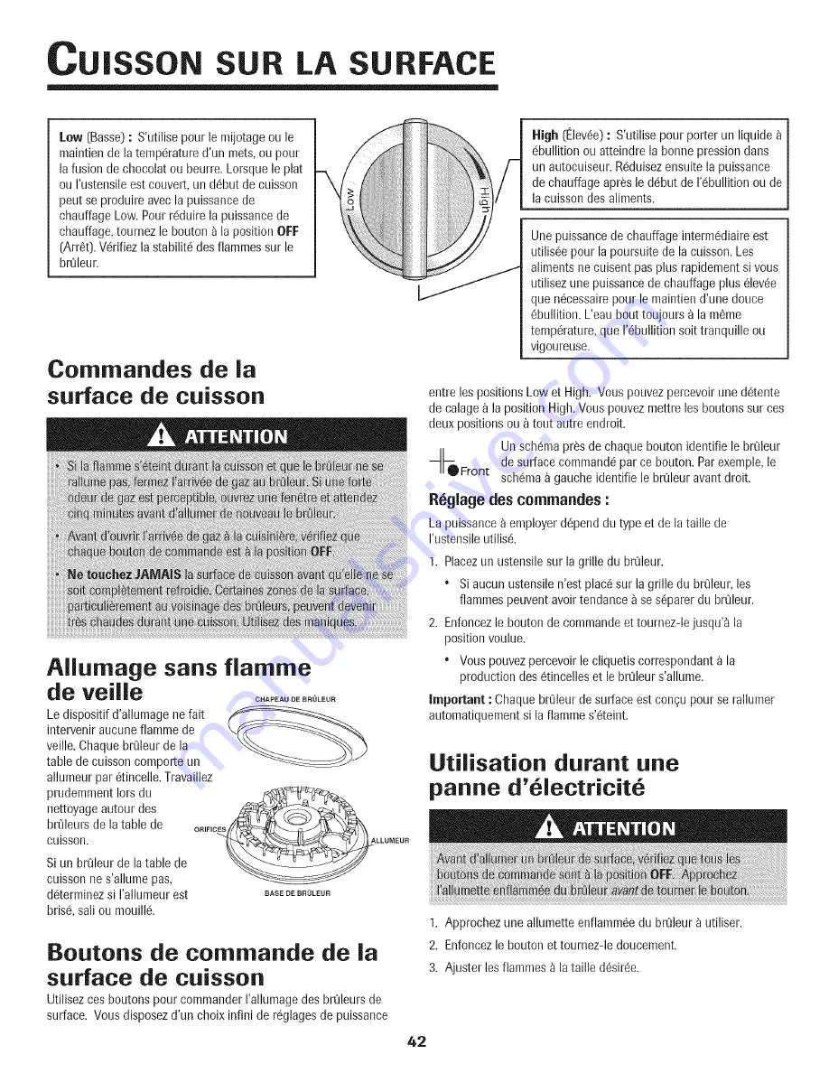 Jenn-Air JGS8750BDS - Jenn-AirR Gas Slide-In Range Use And Care Manual Download Page 43