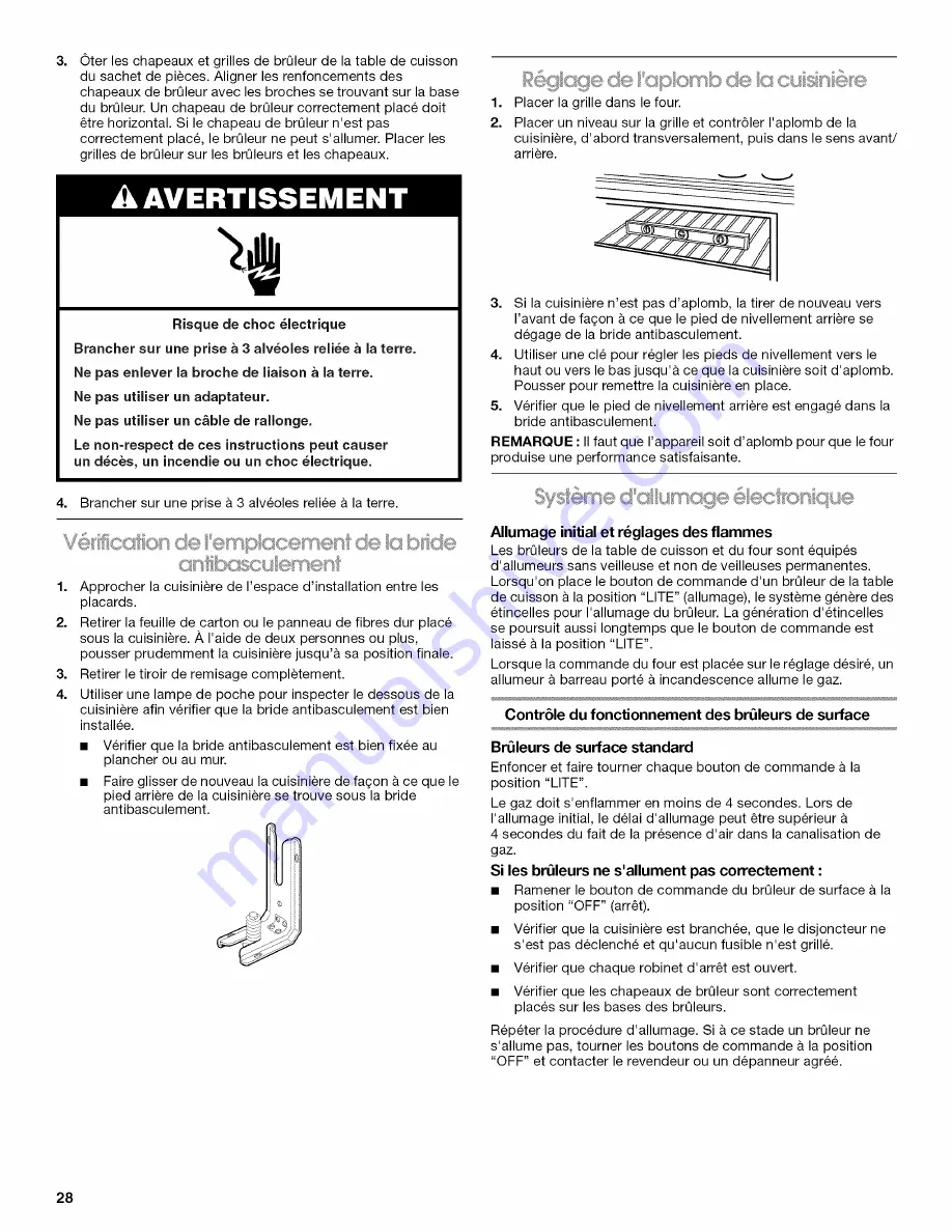 Jenn-Air JGS8750CDB00 Installation Instructions Manual Download Page 28