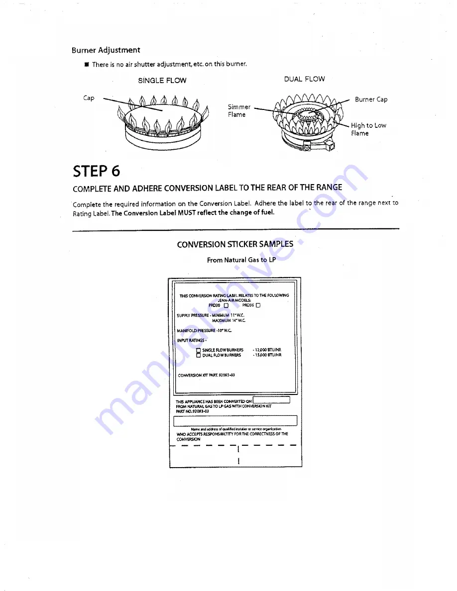 Jenn-Air Pro-Style PRD3030 Installation Manual Download Page 28