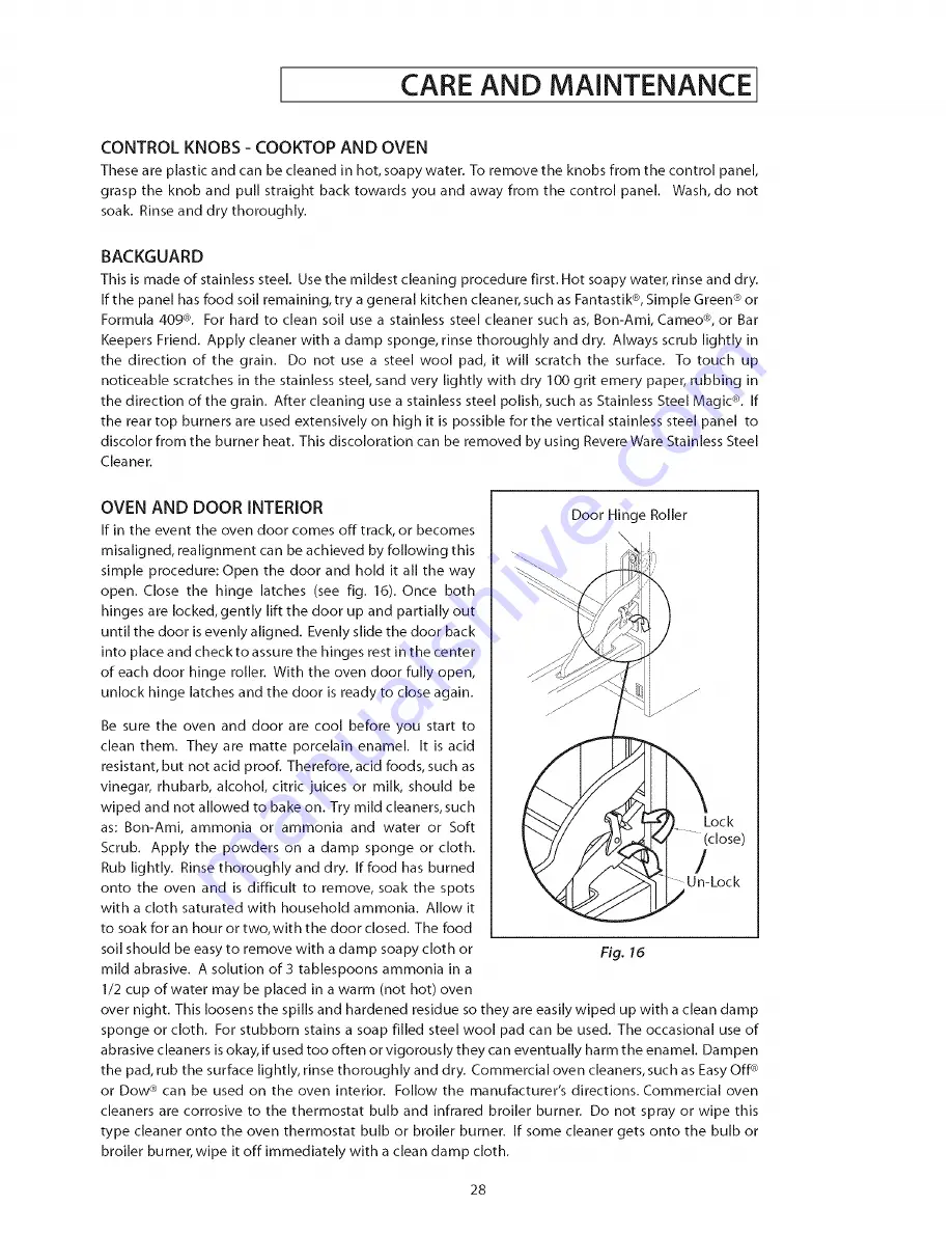 Jenn-Air Pro-Style PRD3030 Use & Care Manual Download Page 29