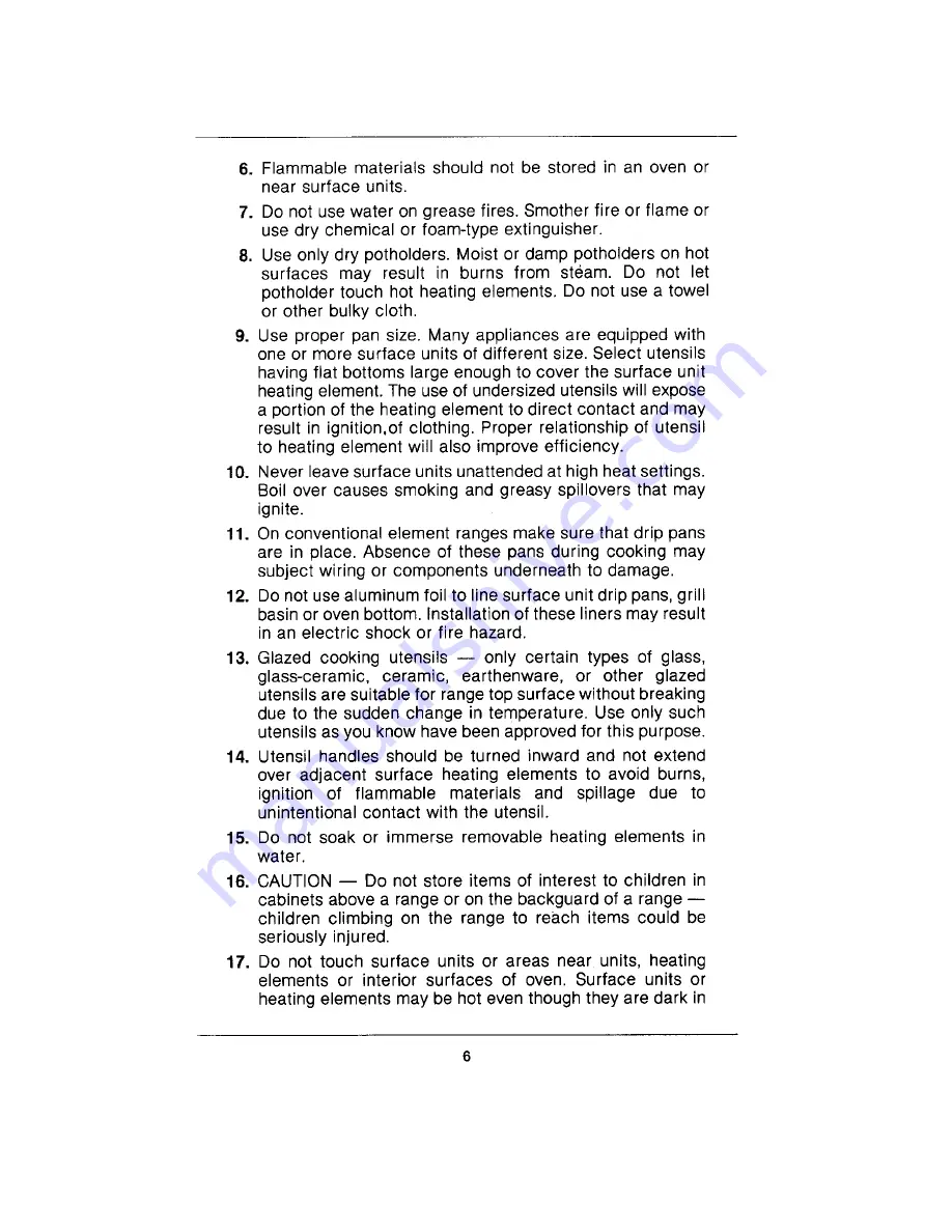 Jenn-Air S105 Use And Care Manual Download Page 6