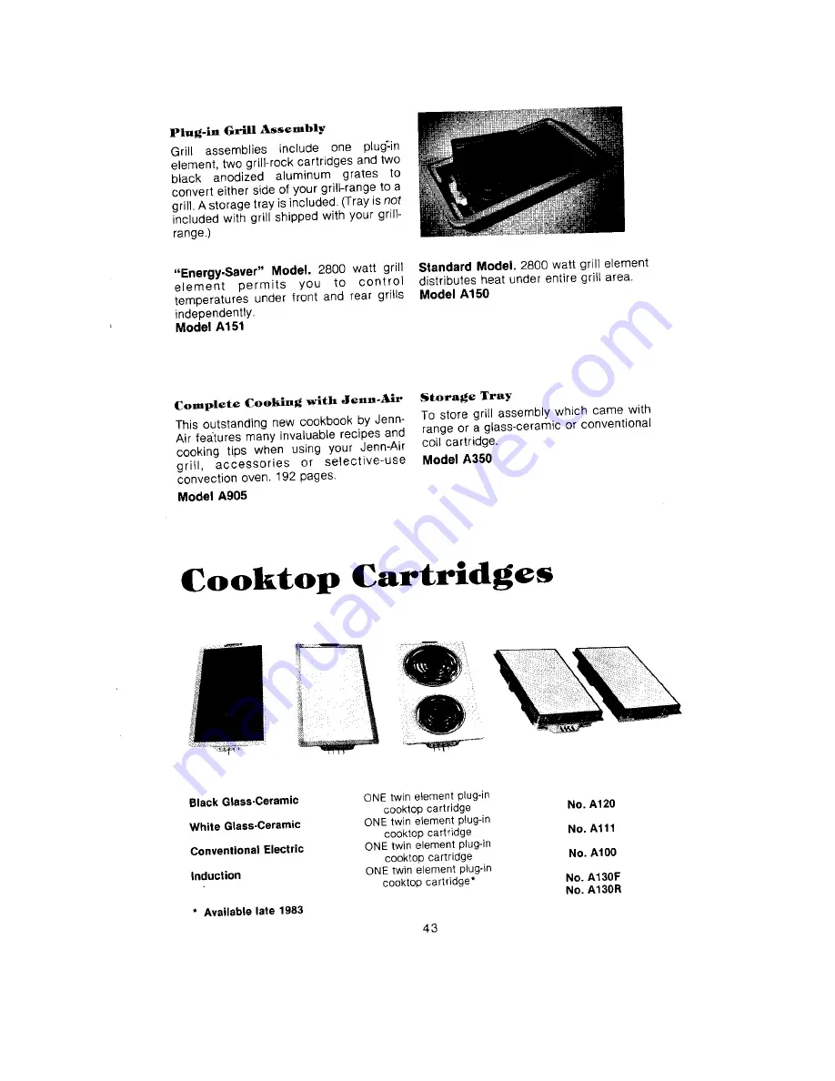 Jenn-Air S105 Use And Care Manual Download Page 42