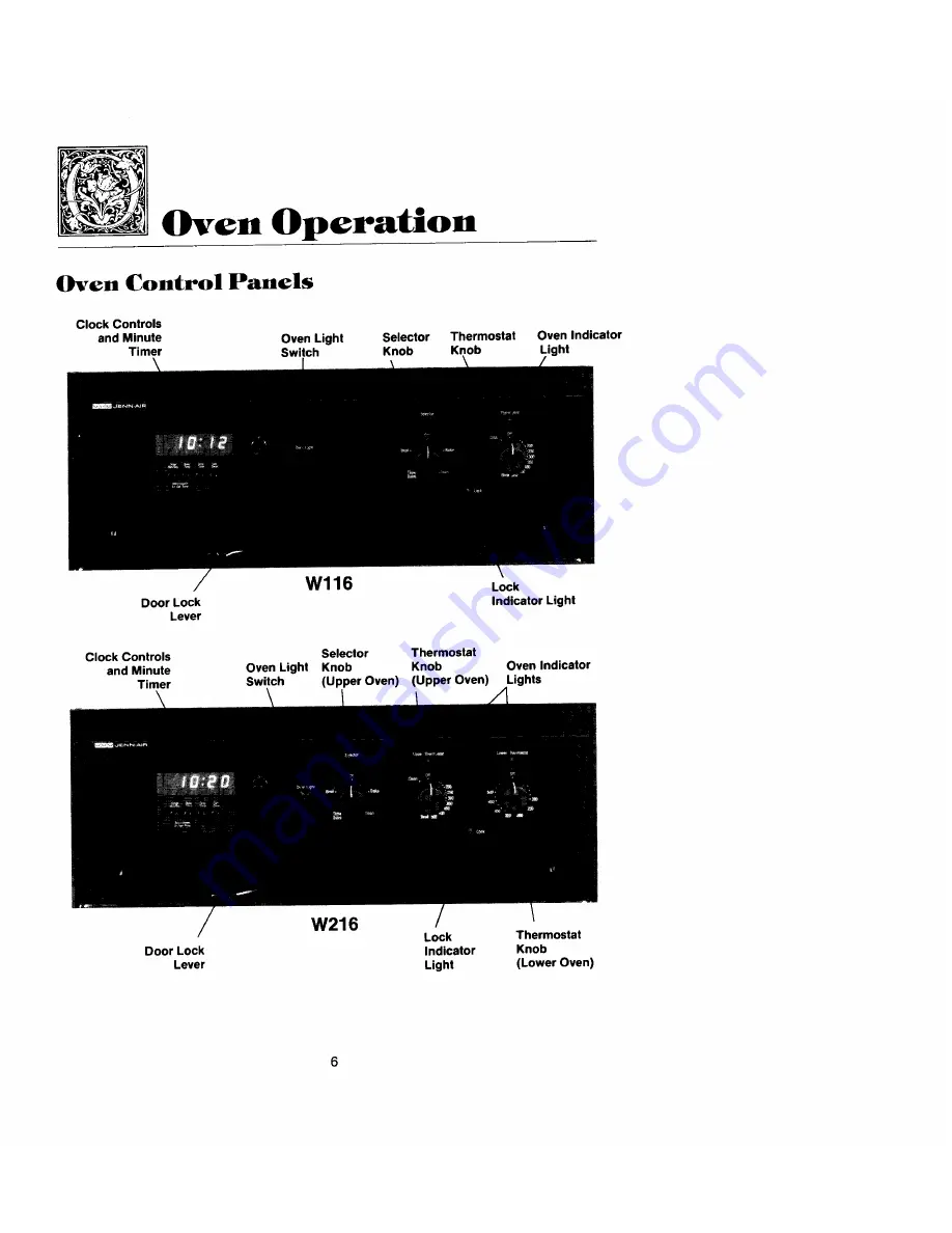 Jenn-Air W116 Use And Care Manual Download Page 5