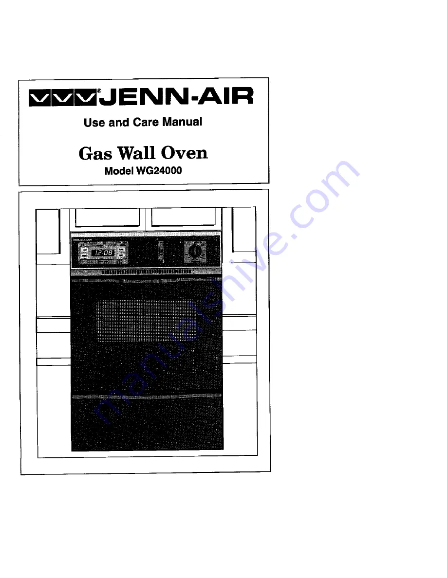 Jenn-Air WG24000 Use And Care Manual Download Page 1