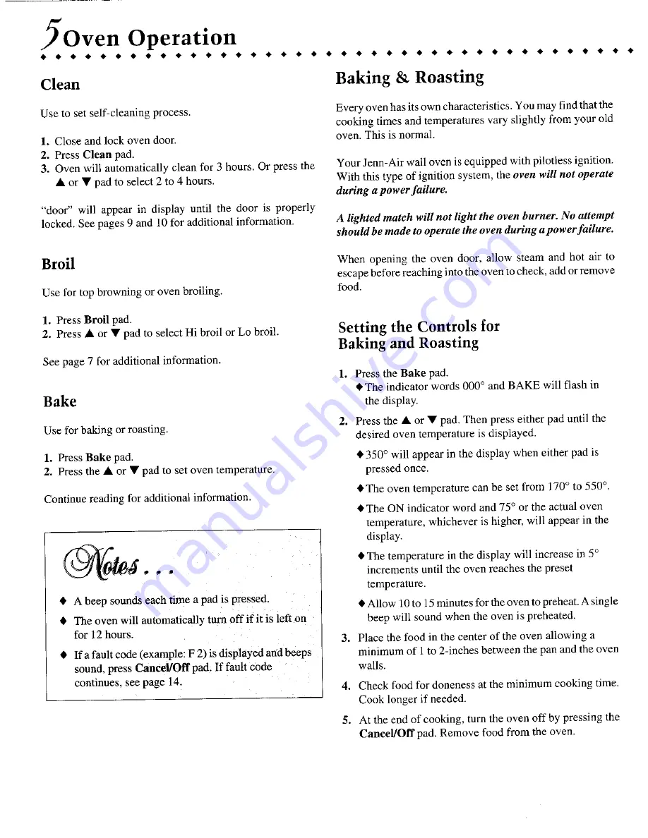 Jenn-Air WG30100 Use & Care Manual Download Page 6