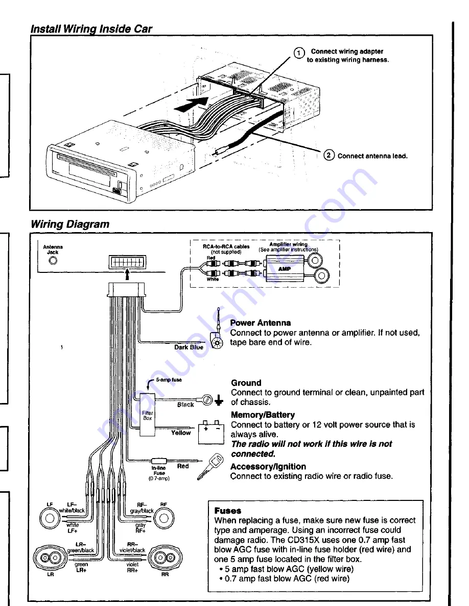 Jensen CD315X Скачать руководство пользователя страница 8