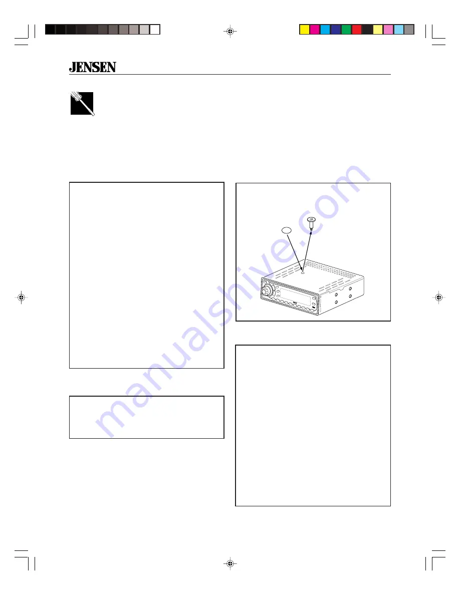 Jensen CD510K Скачать руководство пользователя страница 2