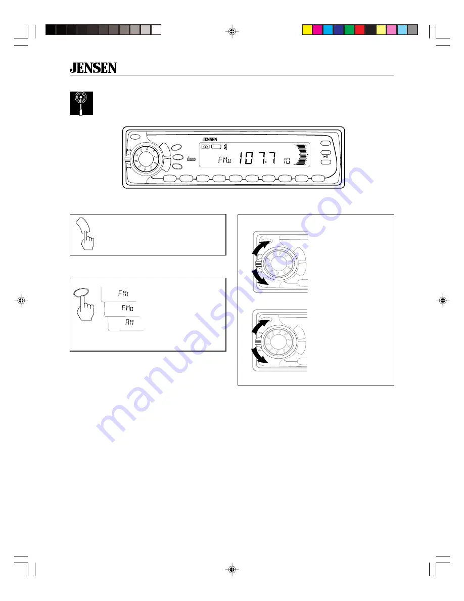 Jensen CD510K Operation Download Page 6