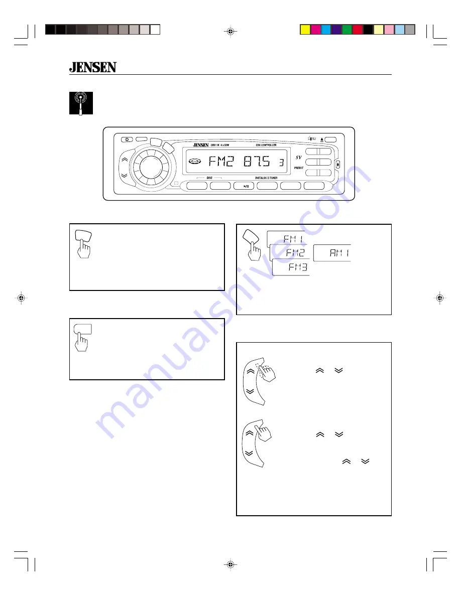 Jensen CD511K Скачать руководство пользователя страница 8