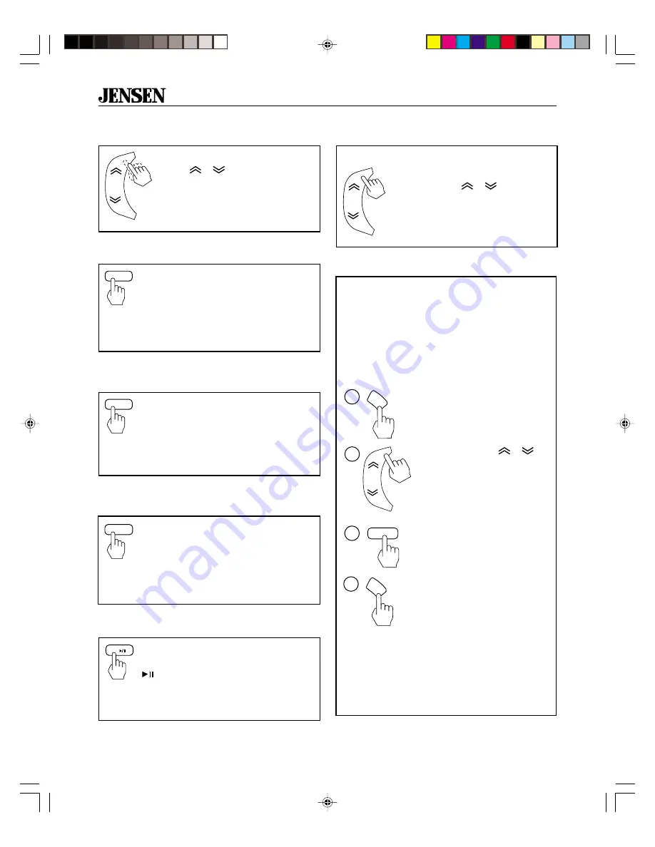 Jensen CD511K Скачать руководство пользователя страница 28