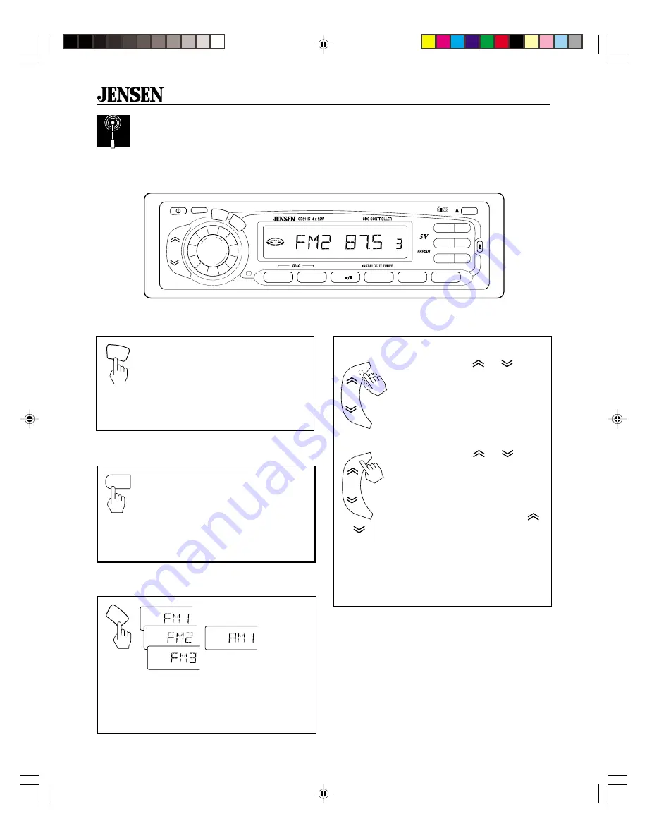 Jensen CD511K Operation Download Page 40