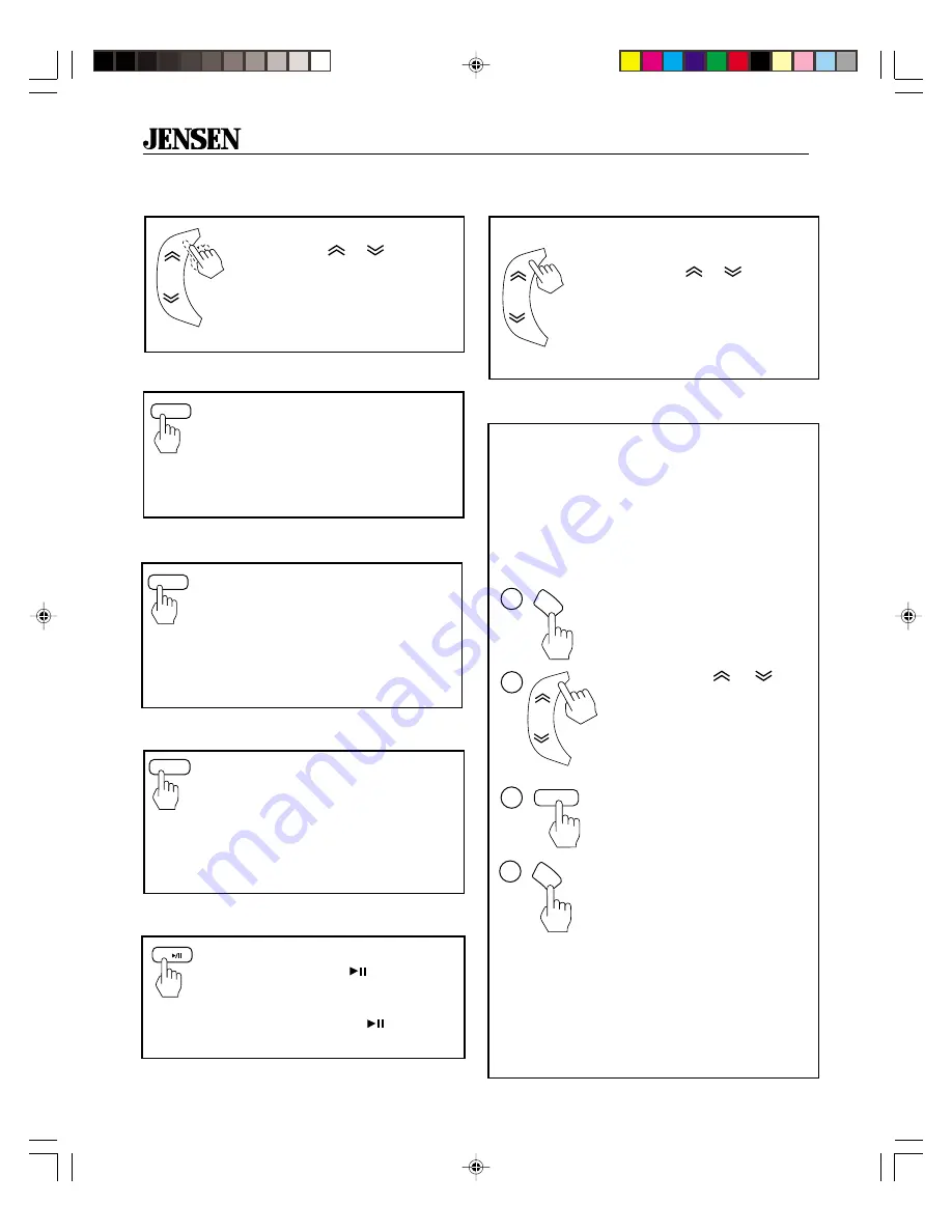 Jensen CD511K Скачать руководство пользователя страница 44