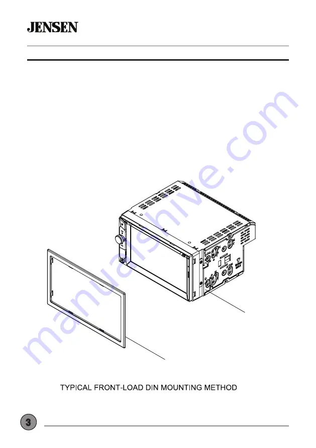 Jensen CDR6221 Скачать руководство пользователя страница 4