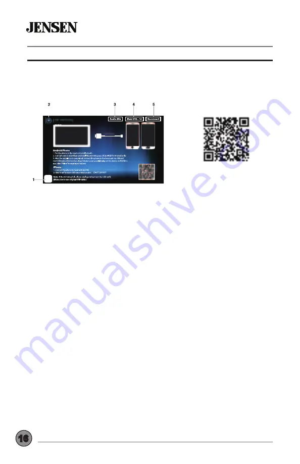 Jensen CM701MIR Installation & Owner'S Manual Download Page 16