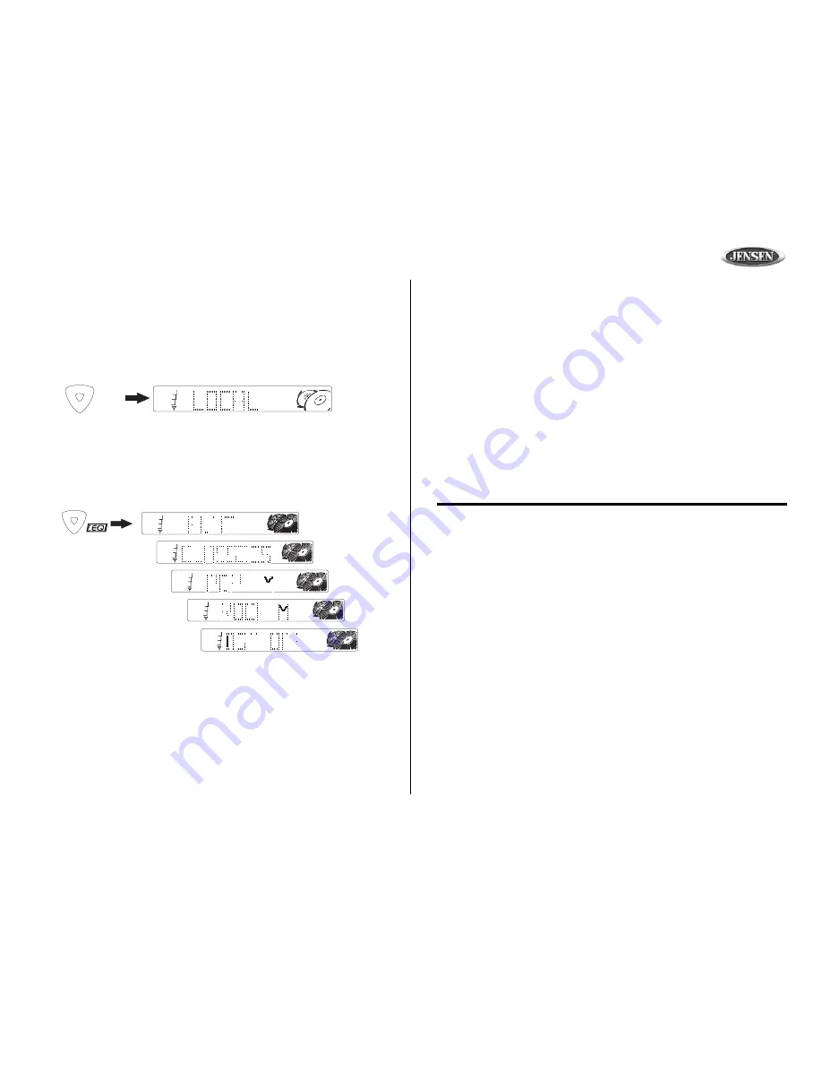 Jensen CR1610 Скачать руководство пользователя страница 15