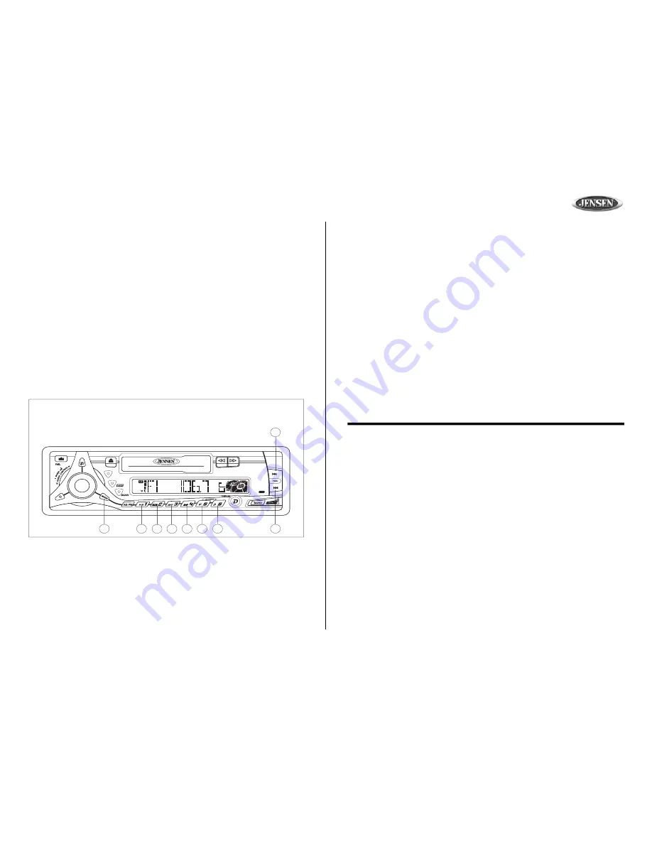 Jensen CR1610 Скачать руководство пользователя страница 17