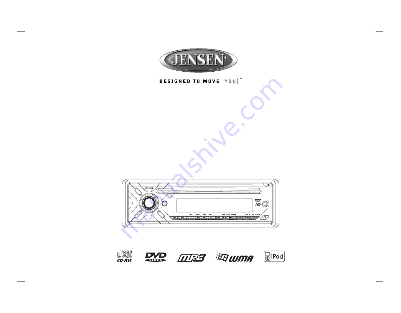 Jensen DV2007 Installation And Operation Manual Download Page 1