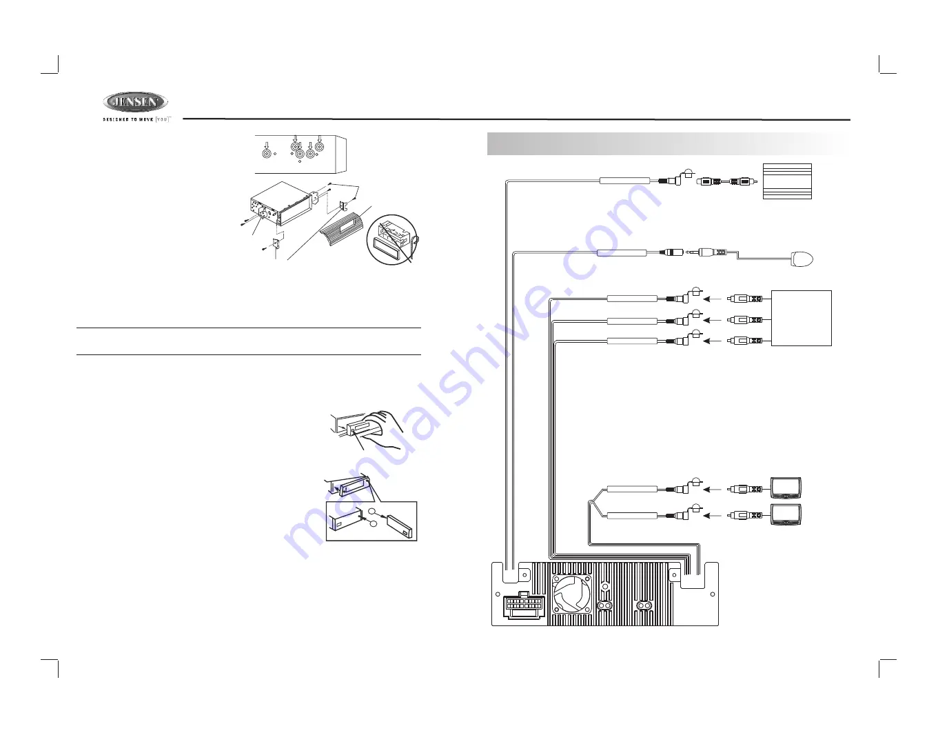 Jensen DV2007 Installation And Operation Manual Download Page 4